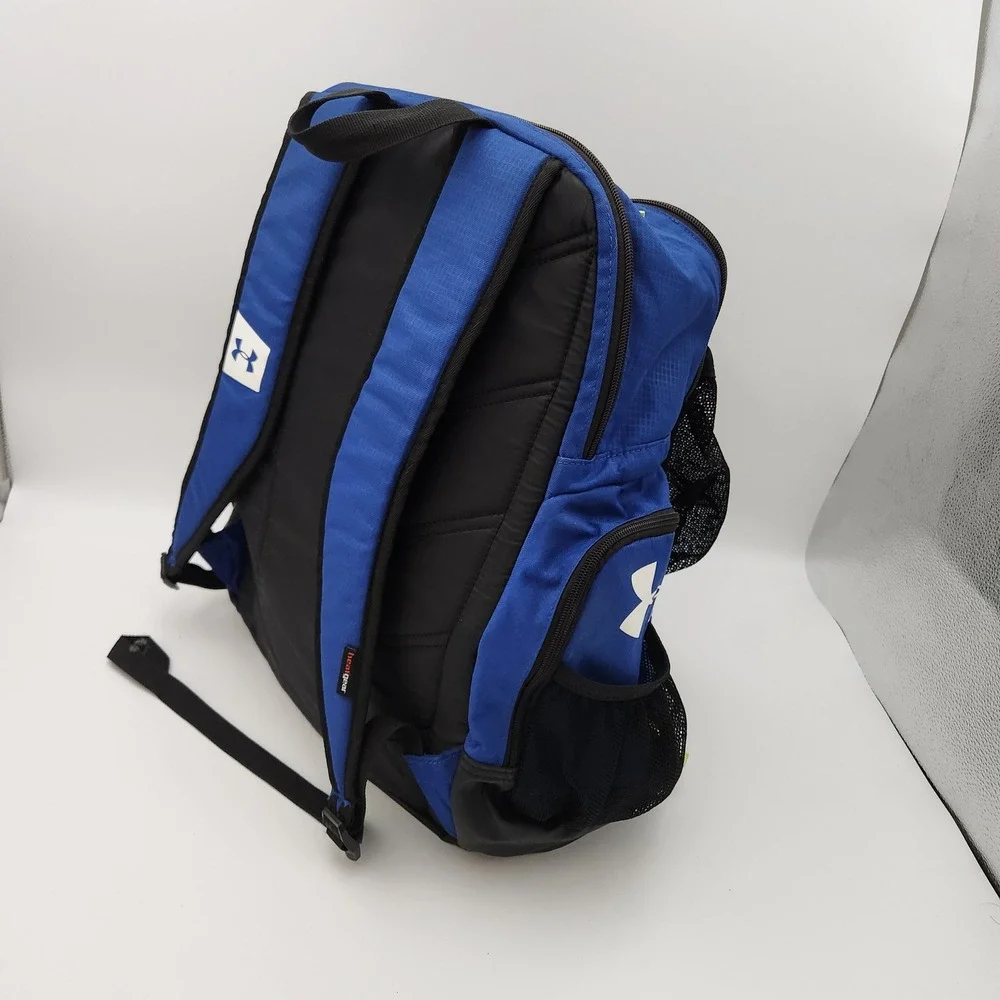Under Armour Backpack Unisex One Size Blue Storm 1 Laptop Mesh Ball Pocket